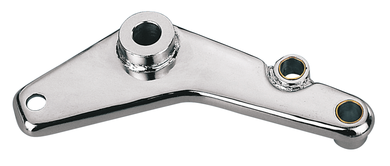 REAR BRAKE CALIPER BRACKET - Caliper mount bracket, chrome, Genuine Zodiac (OEM 44166-73)

Rear caliper mount bracket, fits 4-speed FL and FX Big Twin 1973-1980. | Big Twin  |  FX