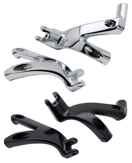 FLOORBOARD TO FOOT PEG CONVERSION BRACKETS FOR MILWAUKEE EIGHT SOFTAIL | Softail