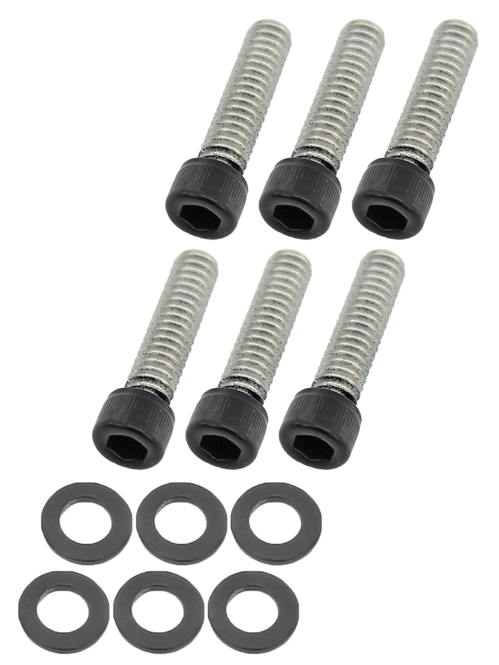 BLACK TRIPLE TREE SCREW KITS | Dyna | FXR | Sportster