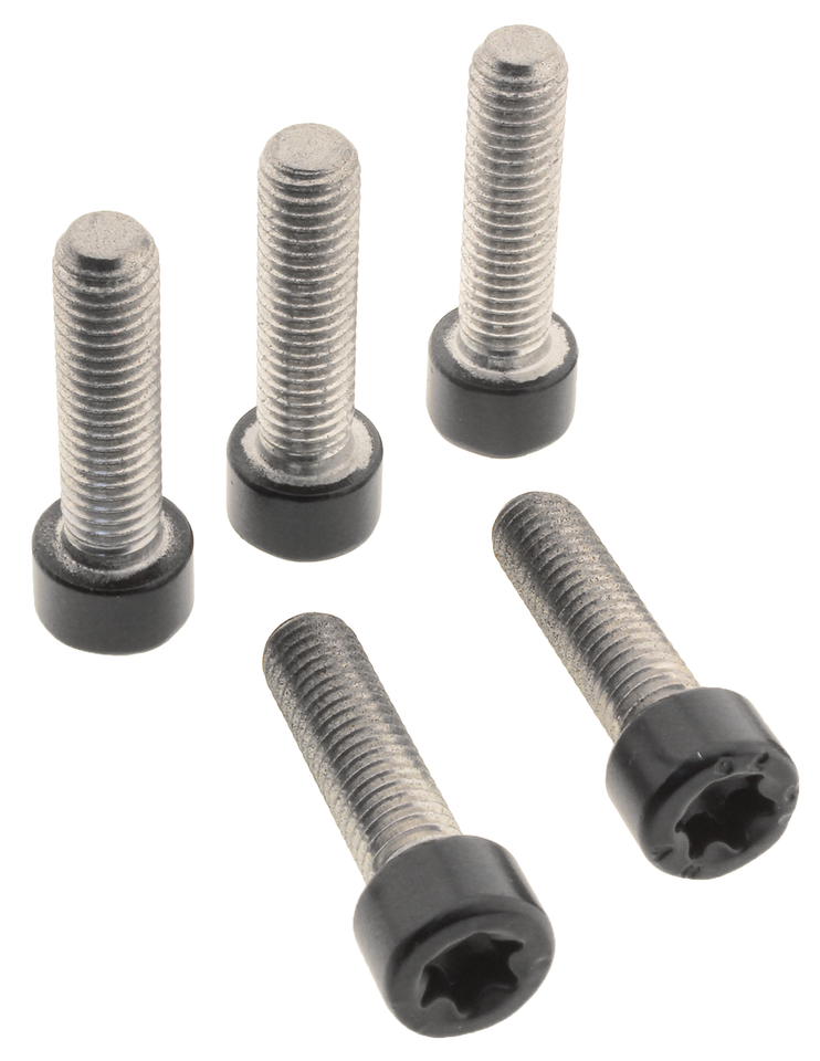 BLACK TRIPLE TREE SCREW KITS | Dyna | FXR | Sportster