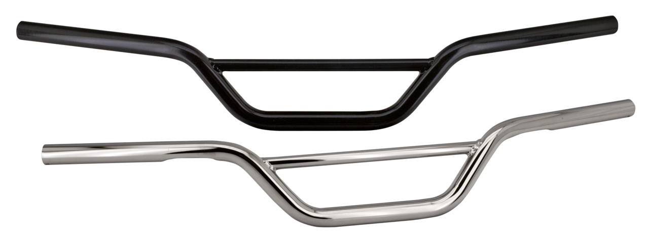 ZODIAC CUSTOM PRODUCTS ONE INCH DIAMETER MOTOR-X HANDLEBARS | Big Twin | Dyna | FX | FXR | KH | Kingpin | KR | Servi-Car | Softail | Sportster | Touring | XR
