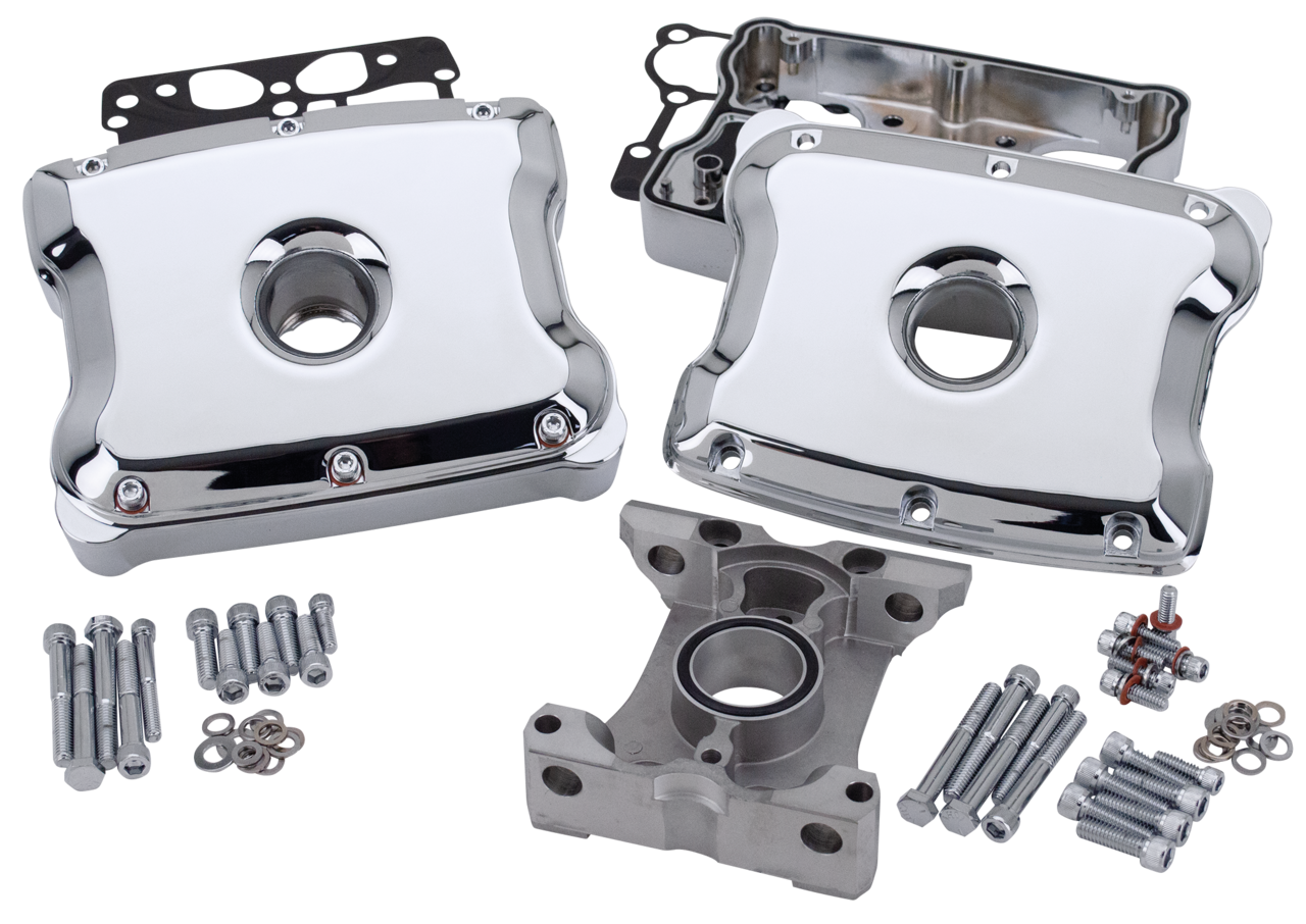 DIE-CAST TWO-PIECE ALUMINUM TWIN CAM ROCKER BOX KITS | Dyna | Softail | Touring | Trike