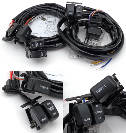 ERGONOMIC HANDLEBAR SWITCHES FOR 1996-2013 MODELS | Dyna | FXR | Softail | Touring | V-Rod