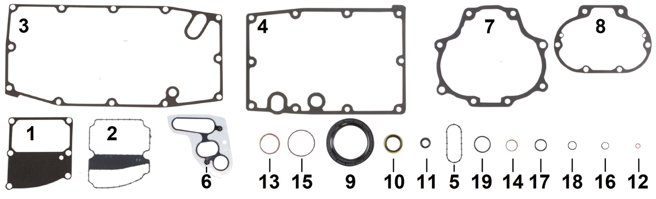 MILWAUKEE EIGHT TRANSMISSION GASKETS & SEALS | Softail | Touring | Trike