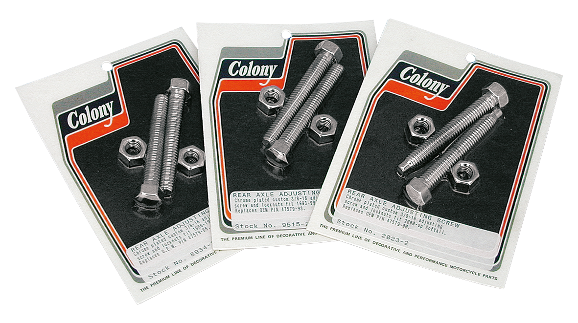 COLONY REAR AXLE ADJUSTERS (1) | Softail