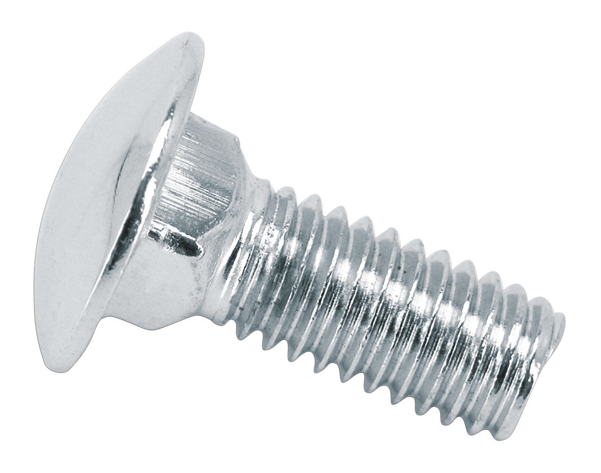 CHROME PLATED CARRIAGE BOLTS