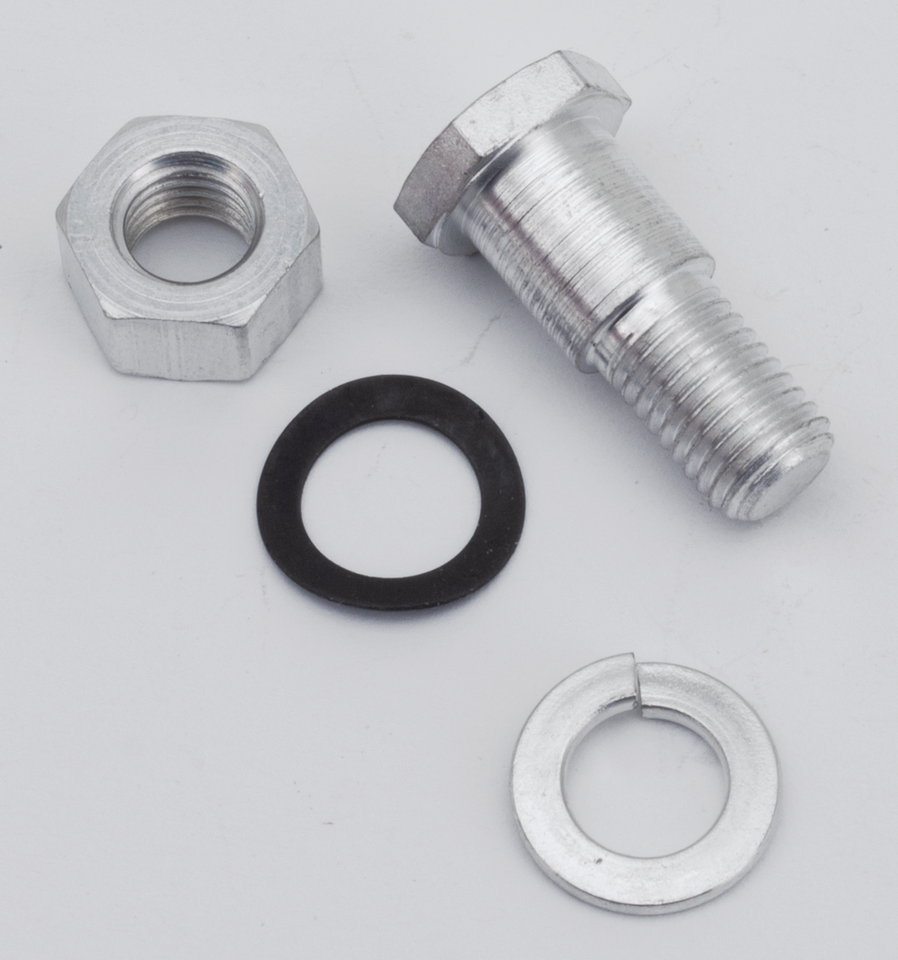 BIG TWIN HAND SHIFTER PARTS - Colony shifter rod end kit, white plated | Big Twin