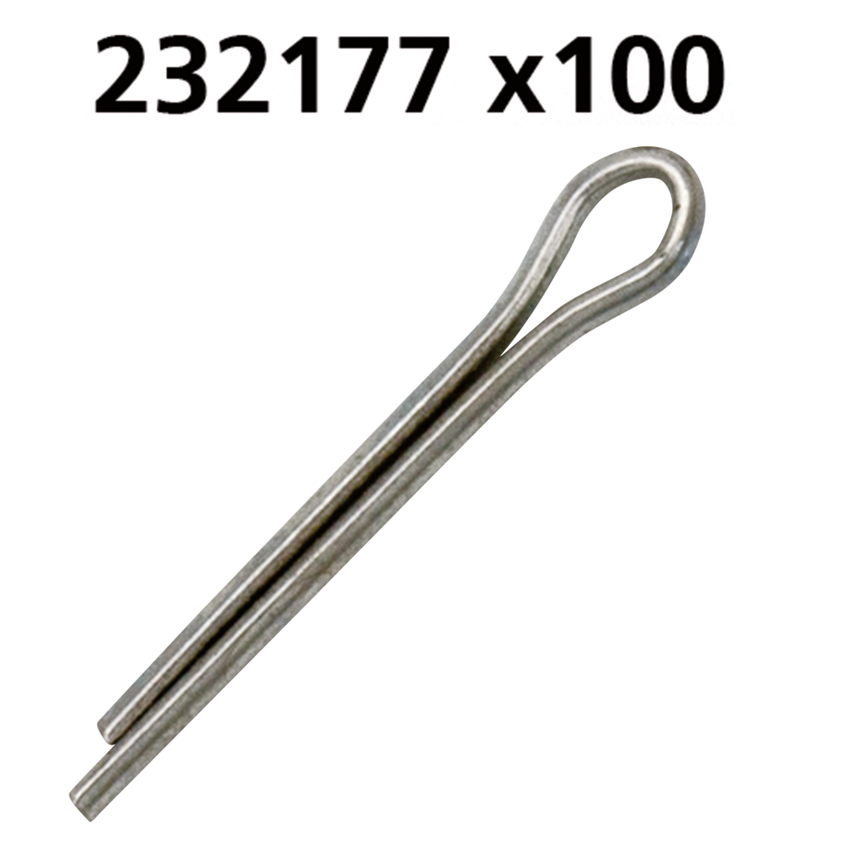 BIG TWIN HAND SHIFTER PARTS - 100pck 1/16"x1/2" cotter pin