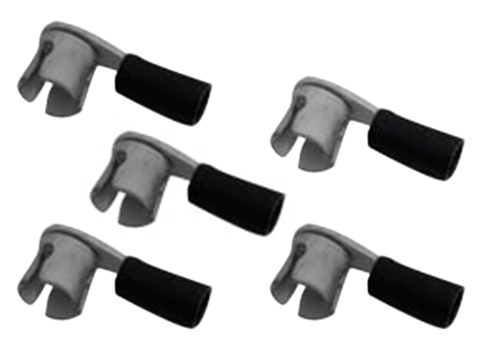 NEUTRAL SWITCH WIRE TERMINAL - Female end flag terminal, V-Twin Mfg., 5-pack (OEM 9905)

Cap type 1/4" diameter flag type wire terminal as used on the neutral switch on 1959-1984 Big Twin. | Big Twin  |  Touring