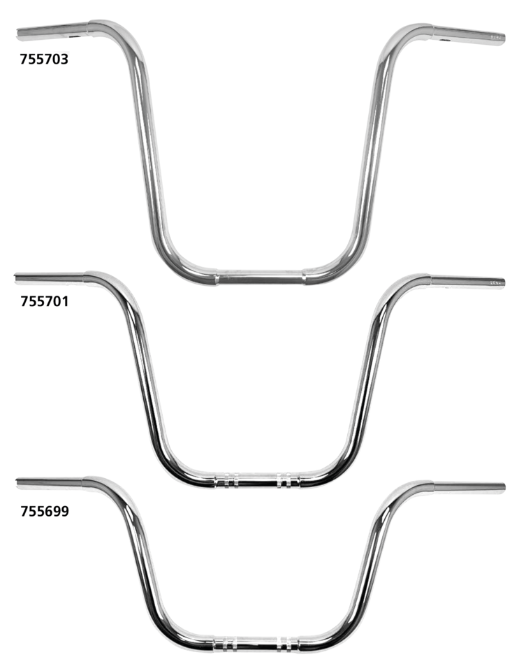 WESTLAND CUSTOMS FAT APE HANGERS | Dyna | Softail | Touring | Trike