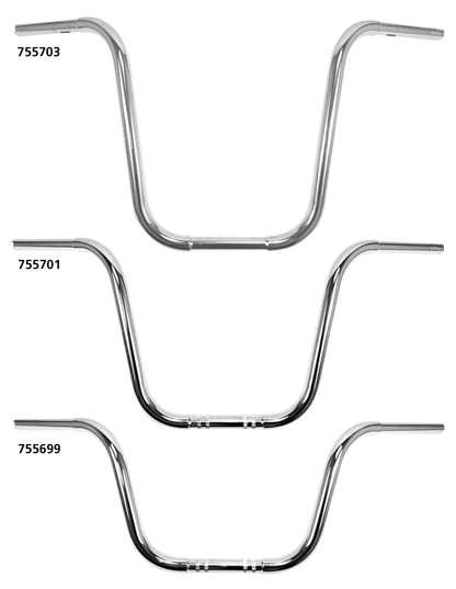 WESTLAND CUSTOMS FAT APE HANGERS | Dyna | Softail | Touring | Trike
