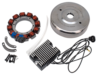 DAYTONA GLOBAL HIGH OUTPUT ALTERNATOR KIT | Big Twin | Dyna | FX | FXR | Softail | Touring