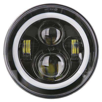 7" WRANGLER HALO LED HEADLIGHT UNIT