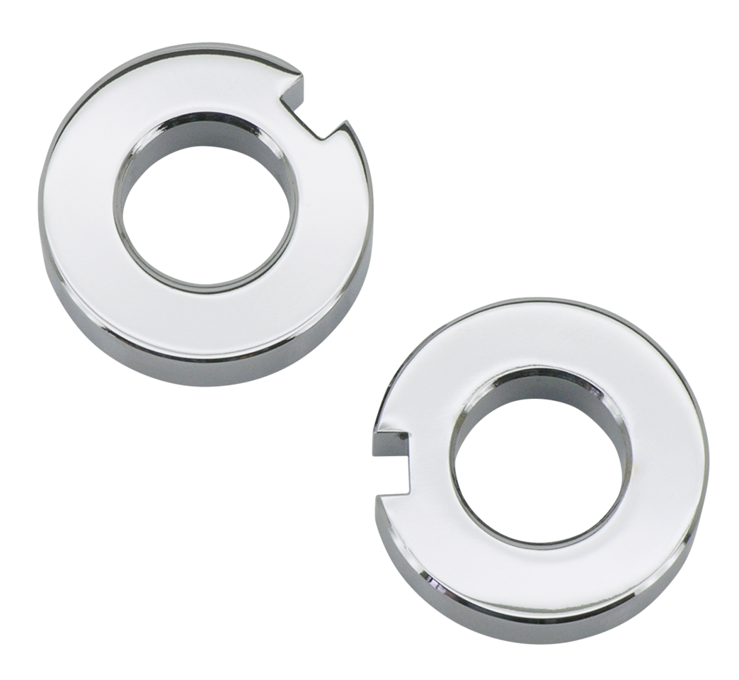 CHROME AXLE ADJUSTER SPACERS FOR SOFTAIL