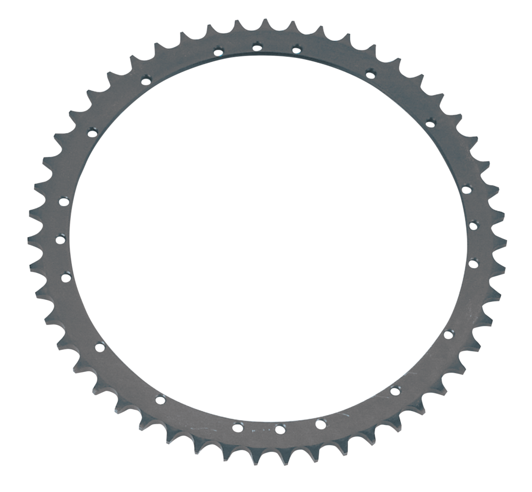 REAR SPROCKETS FOR DRUM BRAKE MODELS - Fits Big Twin 1930-1957 and Sportster 1954-1978 (OEM 41470-30)

Rear drum brakes sprockets. Each sprocket includes necessary rivets. Work with 530 series chain. | Big Twin  |  KH  |  Sportster
