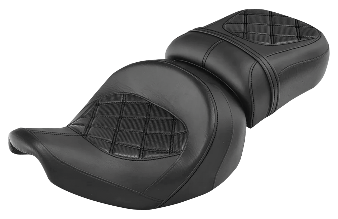 C.C. RIDER 2-UP SEAT FOR BIG INCH INDIAN | Challenger | Chief | Chieftain | Pursuit | Roadmaster | Springfield