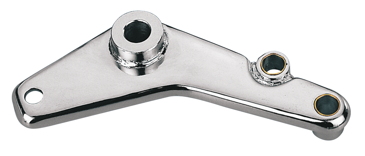 REAR BRAKE CALIPER BRACKET - Caliper mount bracket, chrome, Genuine Zodiac (OEM 44166-73)

Rear caliper mount bracket, fits 4-speed FL and FX Big Twin 1973-1980. | Big Twin  |  FX