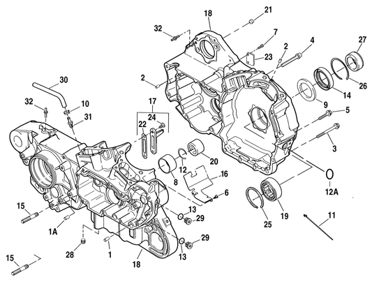 LOWER END PARTS FOR 2004-2022 EVOLUTION SPORTSTER - Pinion bearing race

Quality replacement parts for all 2004-2022 XL and 2008-2013 XR models. Unless indicated differently parts are sold each. | RS  |  Sportster  |  Tube frame  |  XB