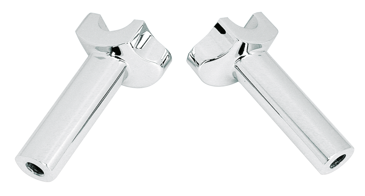 FXWG STYLE "STRAIGHT" HANDLEBAR RISER SET | Big Twin | Dyna | FX | FXR | Servi-Car | Softail | Sportster | Touring | Trike