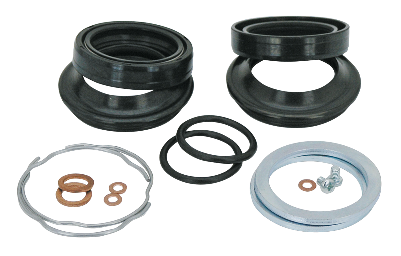 FRONT FORK OIL SEALS/KITS - Fork sealkit 35mm Kayaba XL73-74 FX73-77

Complete front fork seal kits contain all required oil seals, o-rings and seal washers to completely rebuild your front fork. | FX  |  Sportster