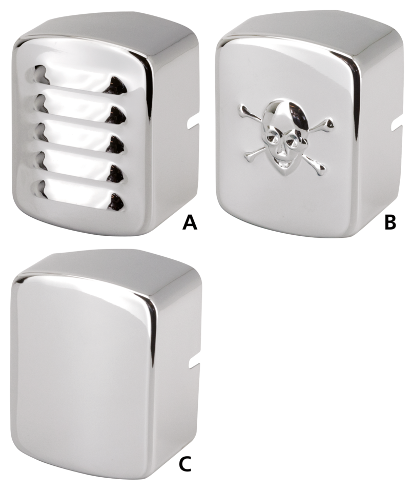 CHROME COIL COVERS | Big Twin | Softail