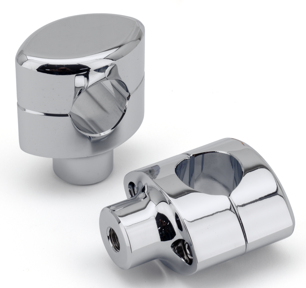 INFINITY RISERS FOR 1 1/4" HANDLEBARS | Big Twin | Dyna | FX | FXR | Servi-Car | Softail | Sportster | Touring | Trike