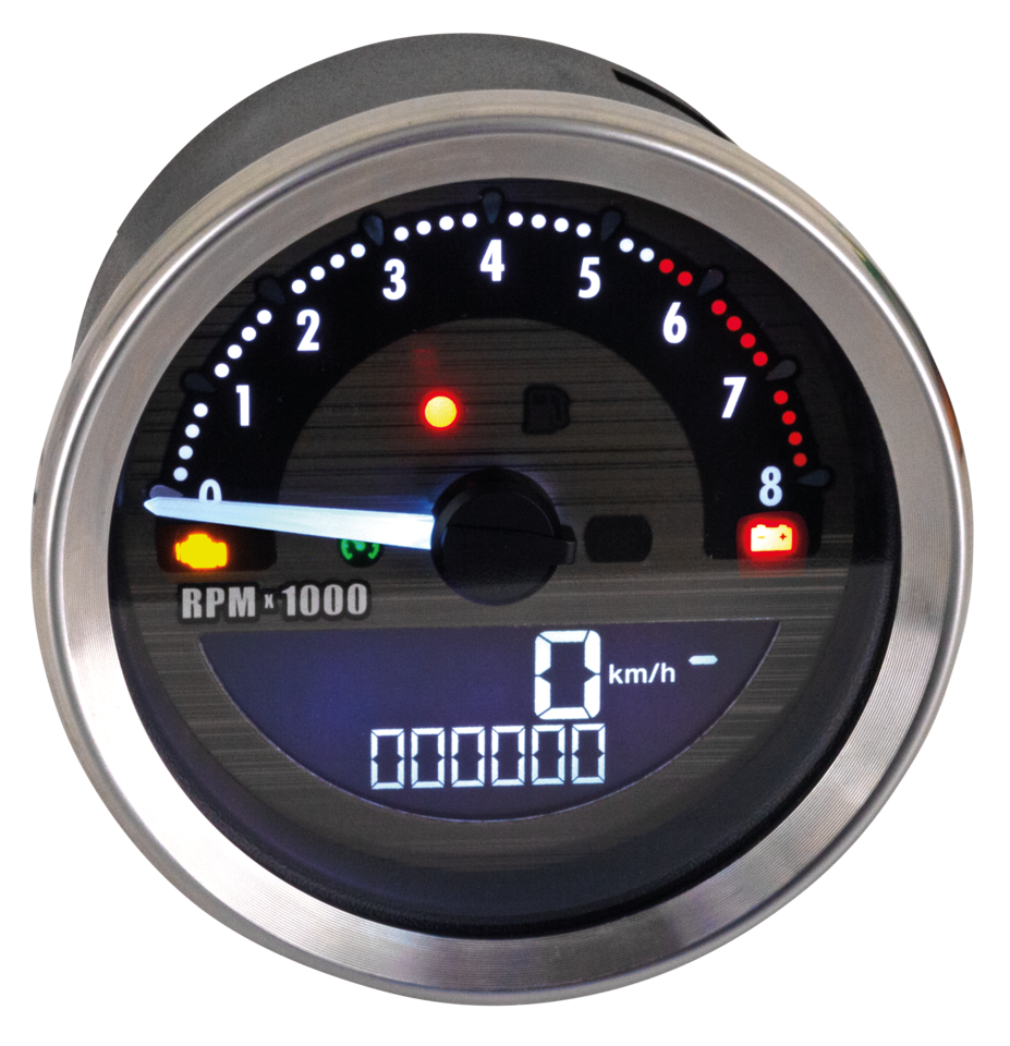 ELECTRONIC BAR MOUNT SPEEDO AND TACHO COMBO | Dyna | Softail | Sportster