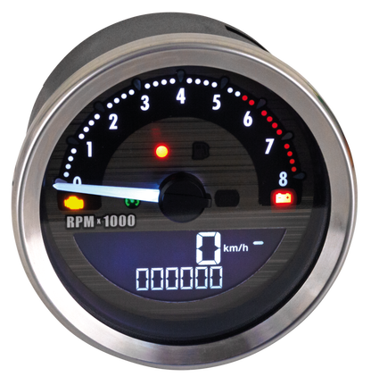 ELECTRONIC BAR MOUNT SPEEDO AND TACHO COMBO | Dyna | Softail | Sportster