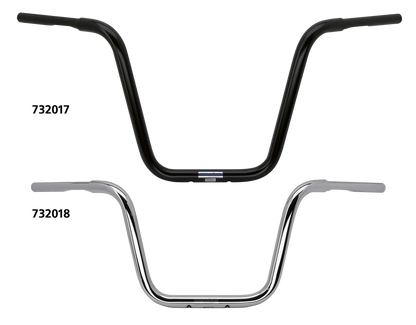 FEHLING 1 1/4 INCH FAT APE HANGER HANDLEBARS | Big Twin | Dyna | FX | FXR | KH | Kingpin | KR | Servi-Car | Softail | Sportster | Touring | XR