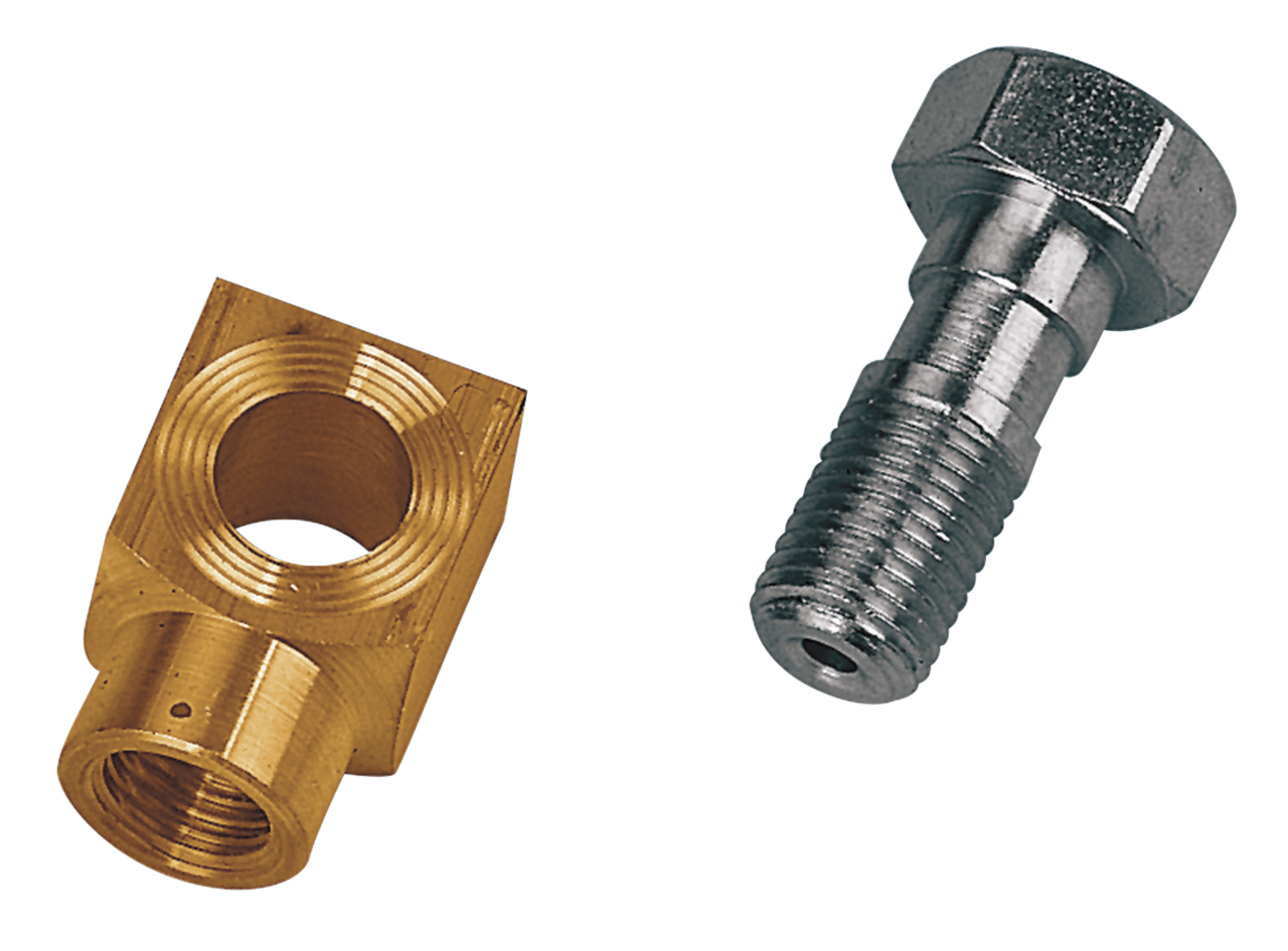 WHEEL CYLINDER SWIVEL FITTING AND BOLT | Big Twin
