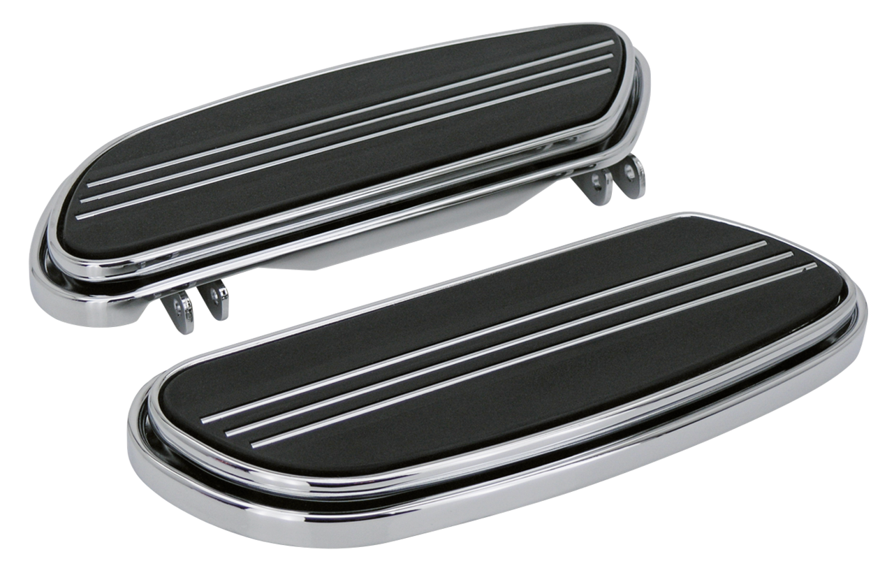 SWEPT STREAMLINER DRIVER FLOORBOARDS | Dyna | Softail | Touring | Trike