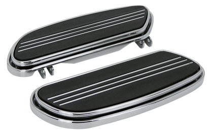 SWEPT STREAMLINER DRIVER FLOORBOARDS | Dyna | Softail | Touring | Trike