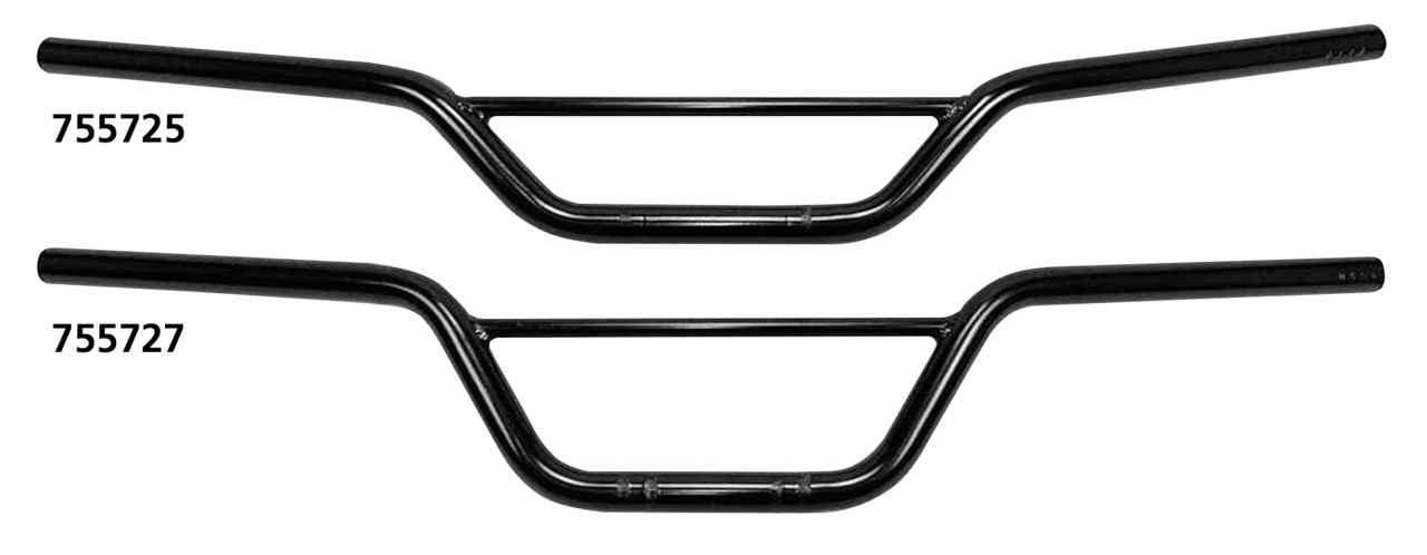 WESTLAND CUSTOMS 1 INCH DIAMETER SCRAMBLER HANDLEBARS | Big Twin | Dyna | FX | FXR | KH | Kingpin | KR | Servi-Car | Softail | Sportster | Touring | XR