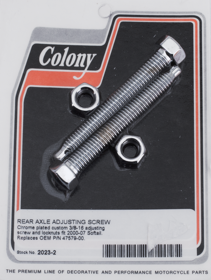 COLONY REAR AXLE ADJUSTERS (1) | Softail