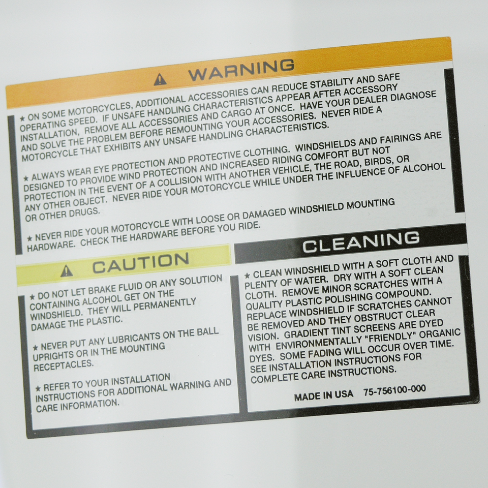 NATIONAL CYCLE REPLACEMENT SCREENS FOR BATWING FAIRINGS | Big Twin | Touring