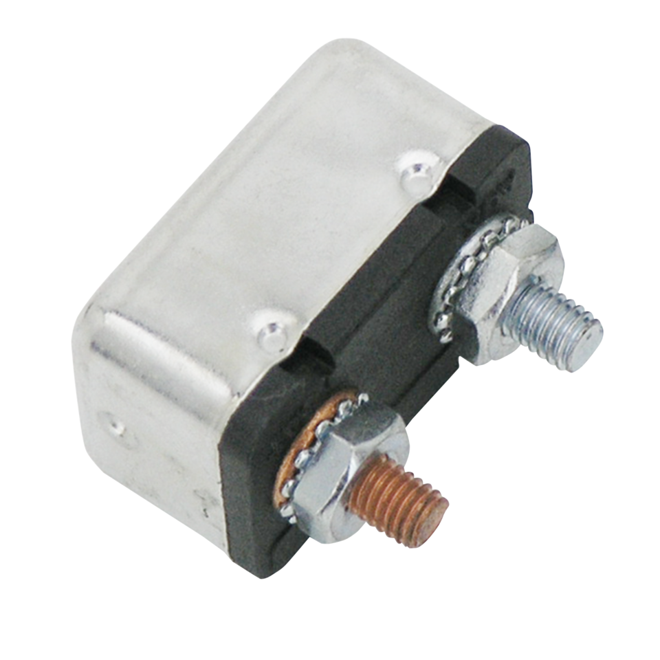 USA MADE CIRCUIT BREAKERS - Automatic reset, stud type, 50 Amp., Standard Motor Products (OEM 74600-94)

Top quality circuit breakers. Fit all models 1994 to present.
