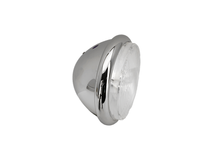 5 1/2" CHROME BATES STYLE HEADLIGHTS