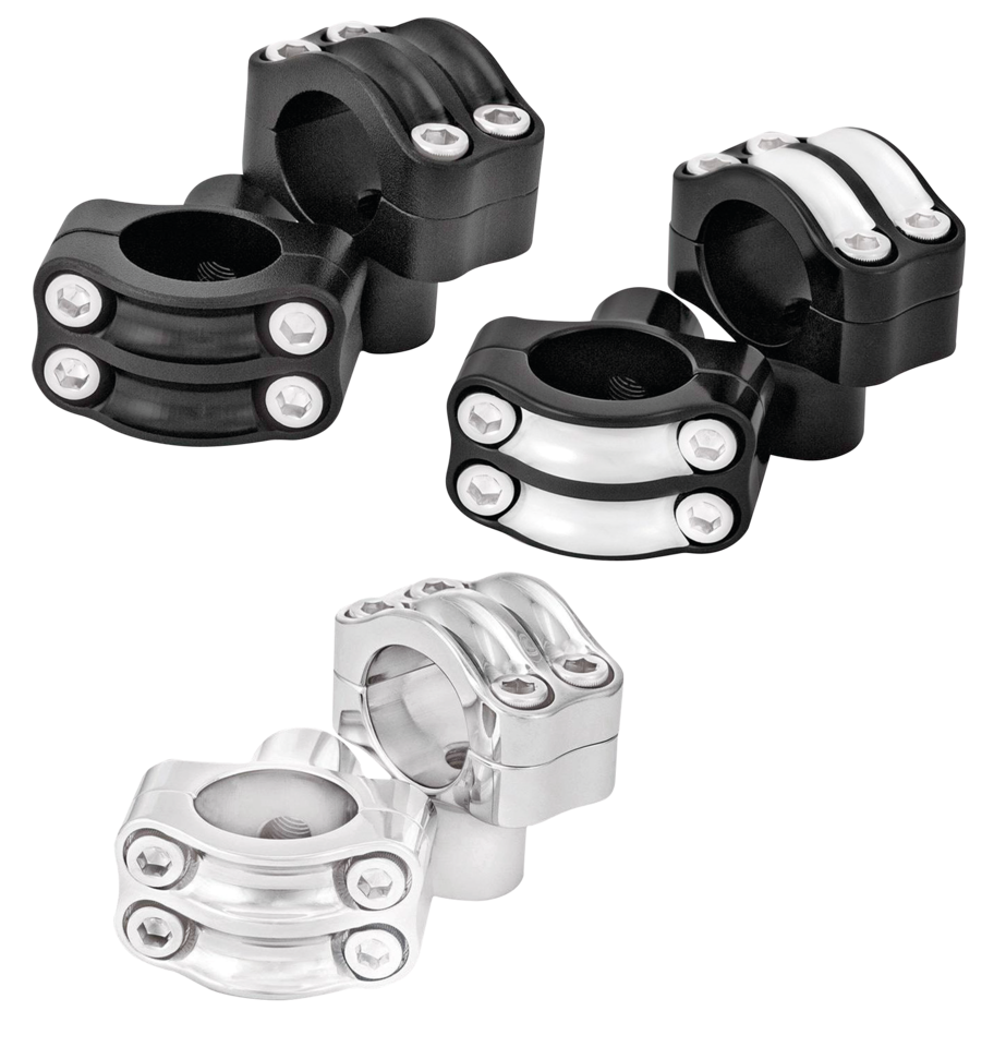 ROLAND SANDS NOSTALGIA 1" HANDLEBAR RISERS | Big Twin | Dyna | FX | FXR | Servi-Car | Softail | Sportster | Touring | Trike