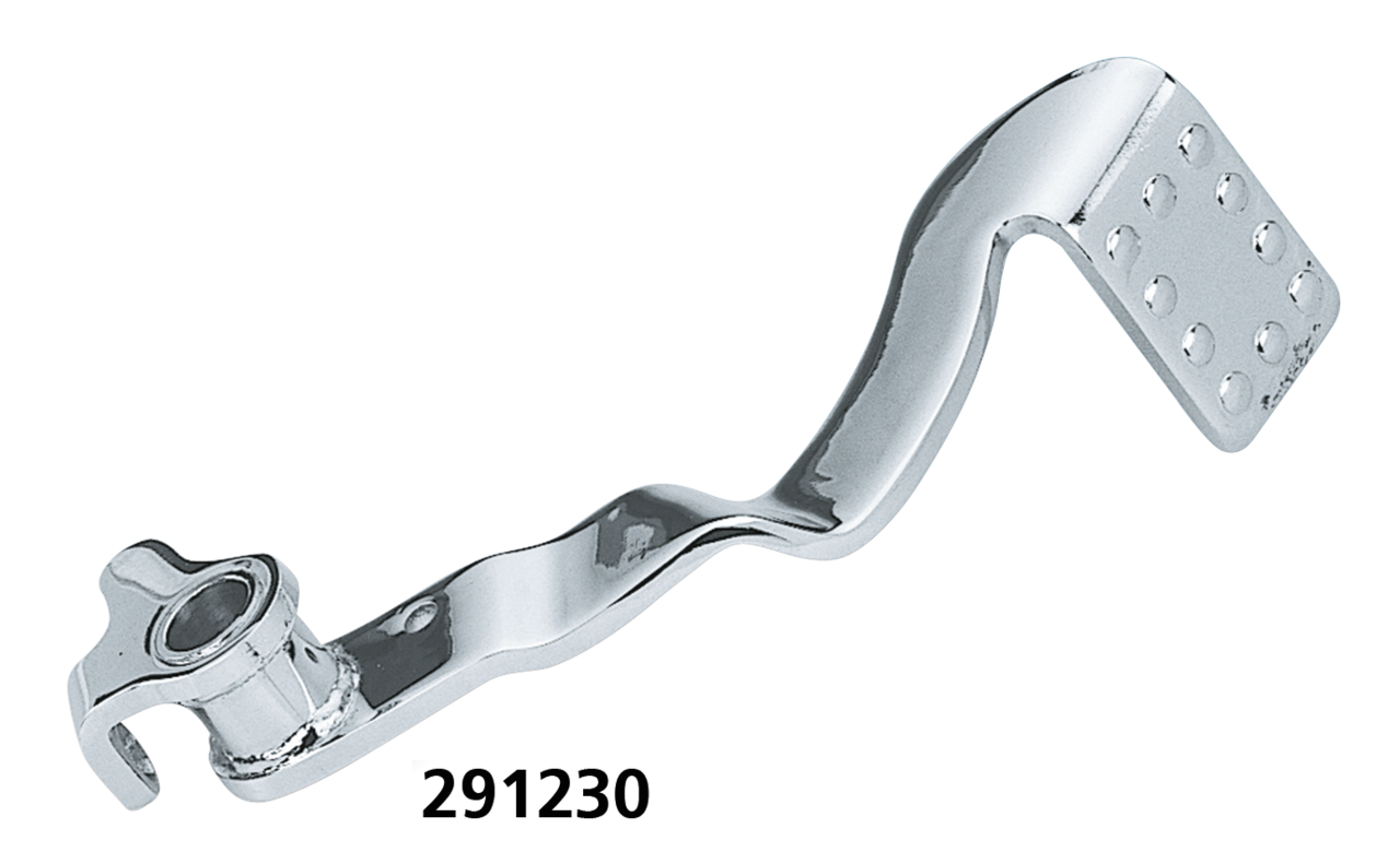 HYDRAULIC BRAKE PEDAL - Chrome rear brake pedal, Genuine Zodiac (OEM 42402-59)

Fits all Big Twin late 1959-1969. Chrome finish. | Big Twin