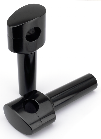 FUSION BILLET TAPERED OVAL HEAD RISERS | Big Twin | Dyna | FX | FXR | Servi-Car | Softail | Sportster | Touring | Trike