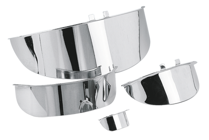 LIGHT VISORS - Light visor for Bullet lights (OEM 67785-78T)

Beautifully chrome plated visors in all popular sizes. Give your lights that ‘distinctive' look. Easy to install, sold each.