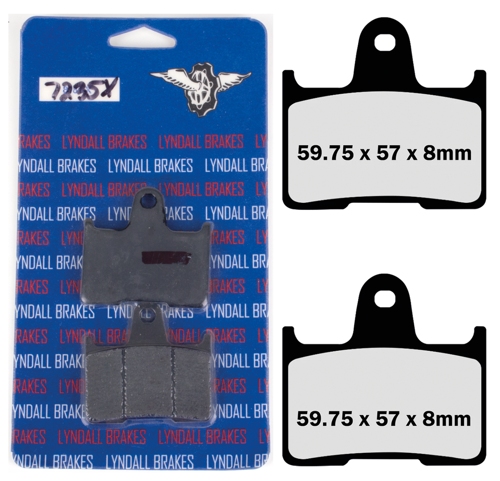 LYNDALL BRAKE PAD SETS, REAR | Dyna | FXR | Softail | Sportster