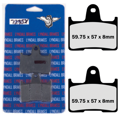 LYNDALL BRAKE PAD SETS, REAR | Dyna | FXR | Softail | Sportster